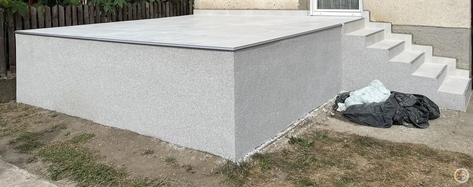 Terasz betonozás és felületcsiszolás – Profiépítőműhely referencia (8)